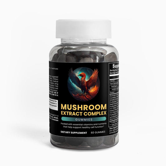 Mushroom extract complex bottle by American Dietary Supplements