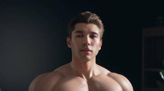 Personal trainer with peak physique