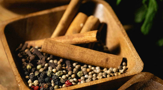 Herbs and supplement ingredients in a pellet grinder