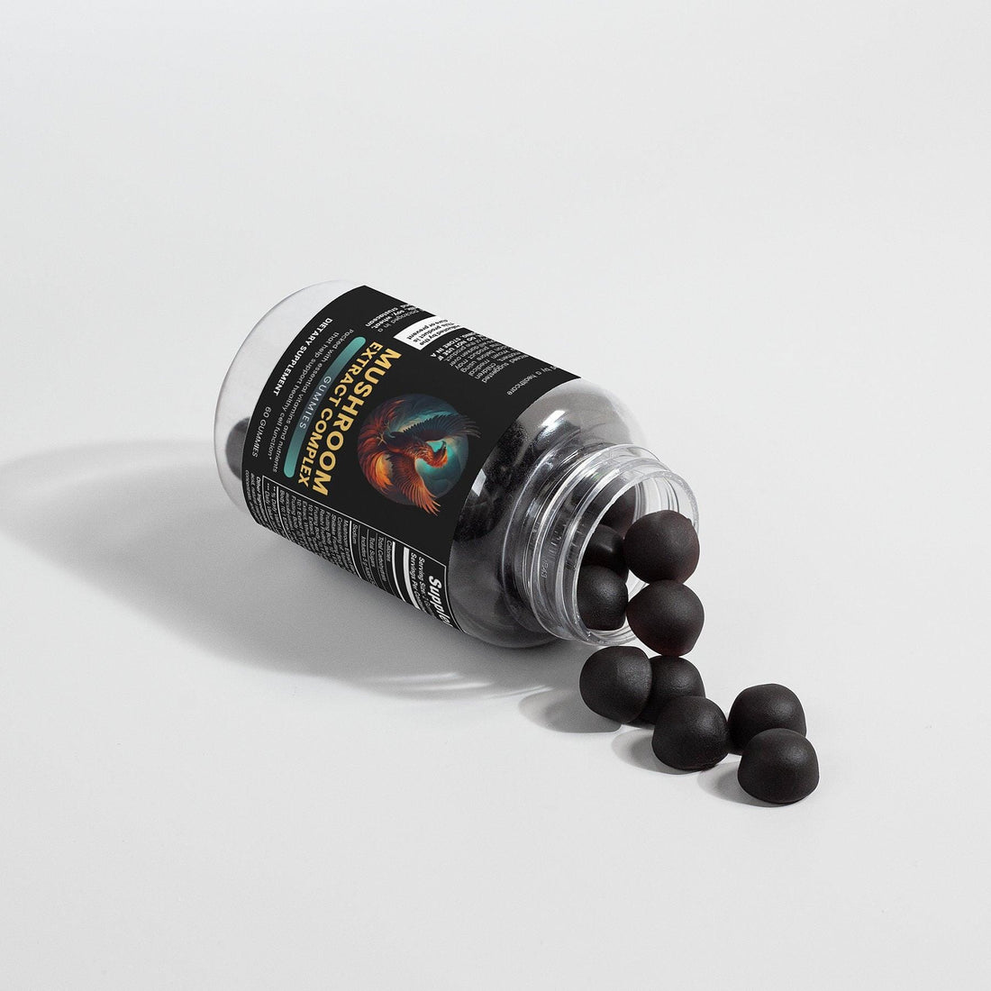 Mushroom extract complex in gummy form