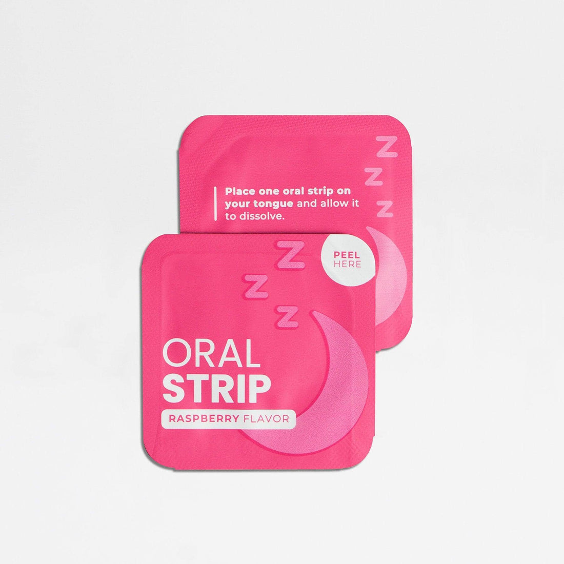 Oral strip supplements with melatonin