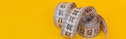 Weight control measuring strip