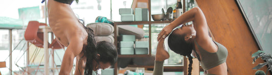 A couple working out after taking food supplements